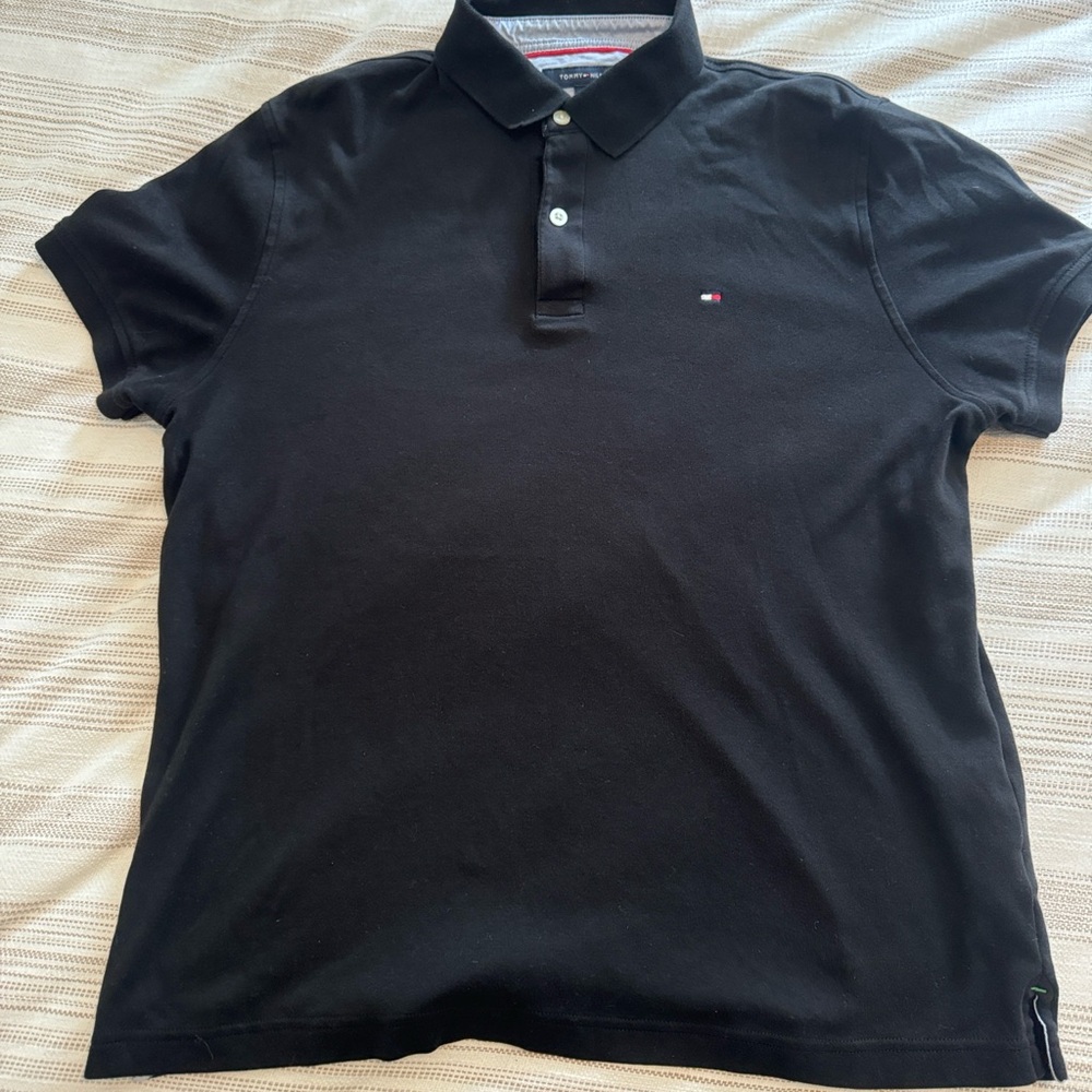 Tommy Hilfiger Men’s Short Sleeve Cotton Pique Polo- Regular Fit